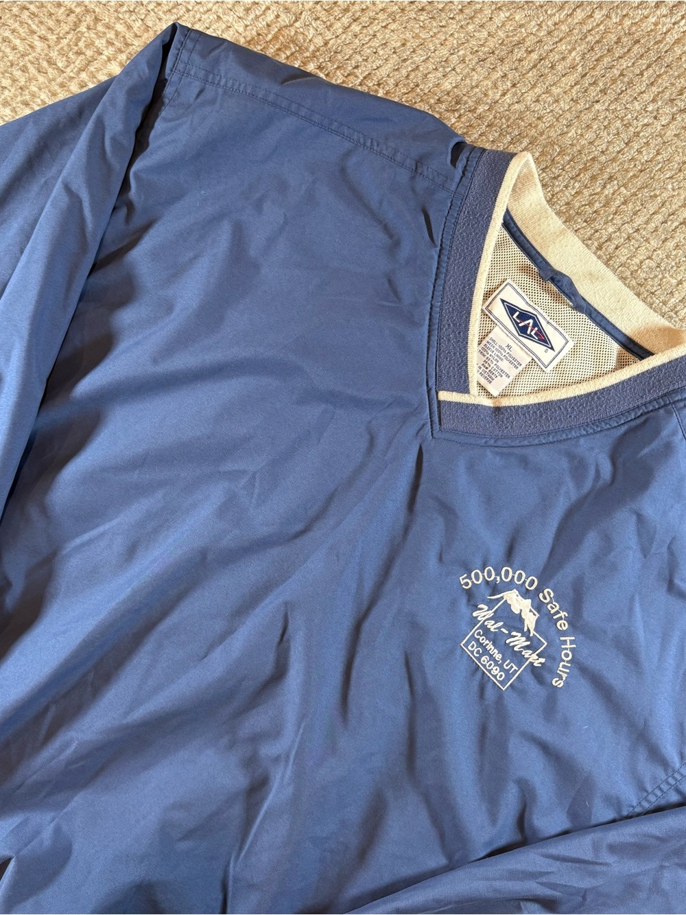Vintage 90s Wal-Mart Employee XL Varsity-Style Bomber Jacket